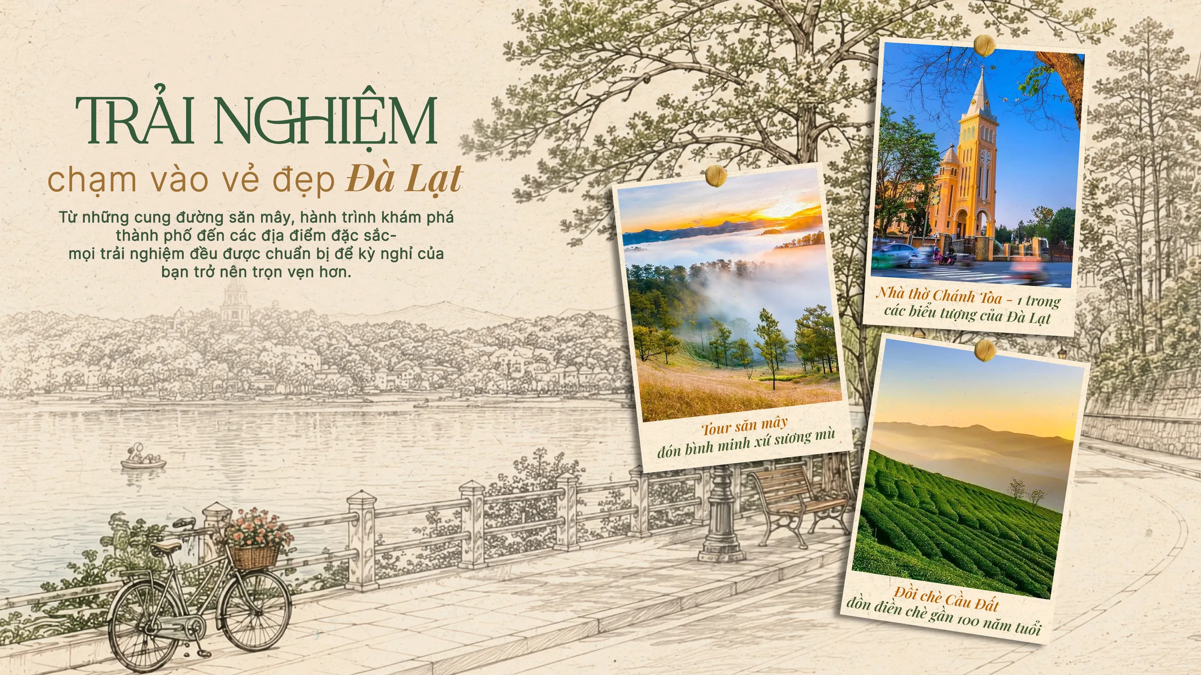 Trải nghiệm · tận hưởng đặc quyền nghỉ dưỡng